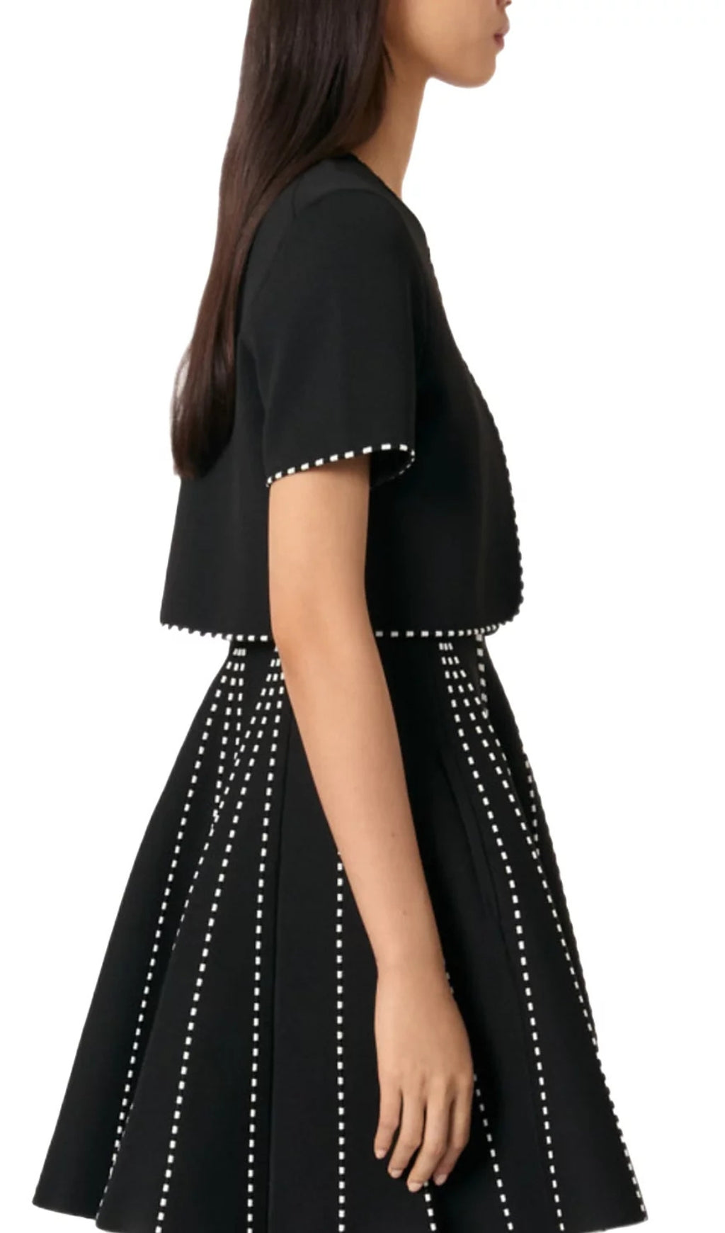 Cropped Cardigan Flowering Girl