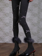 Marjean Bow Tights Flowering Girl