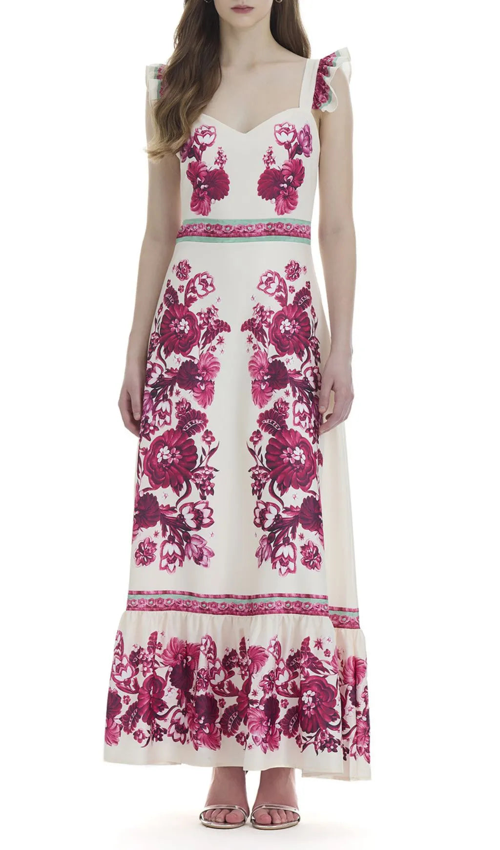 Freeya Flower Printed Maxi Dress Flowering Girl