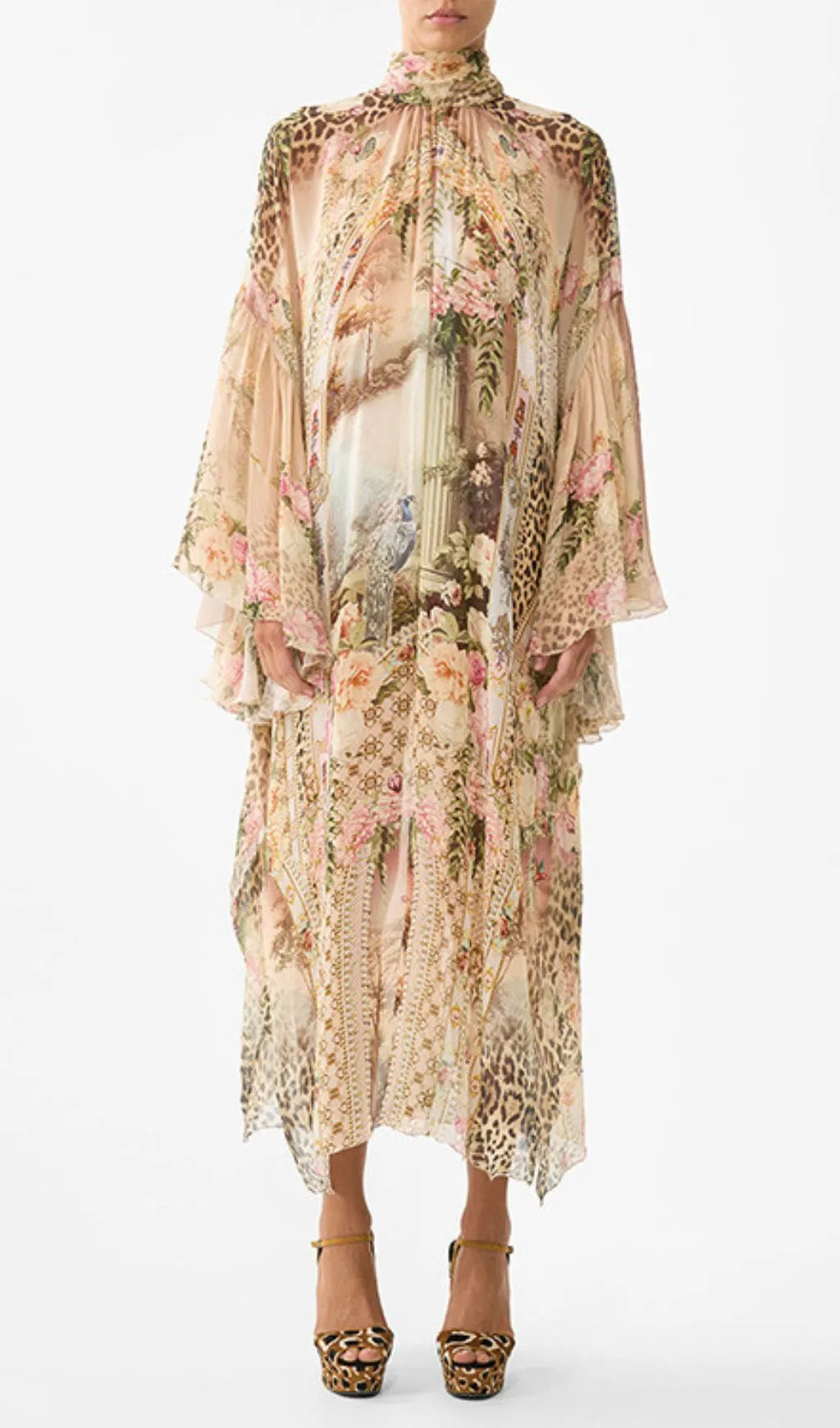 Jetta Printed Maxi Dress Flowering Girl