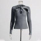 Ilana Long Sleeve Knit Top Flowering Girl