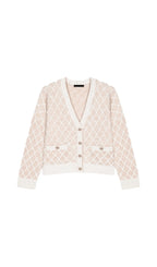 METALLIC CARDIGAN SWEATER Flowering Girl