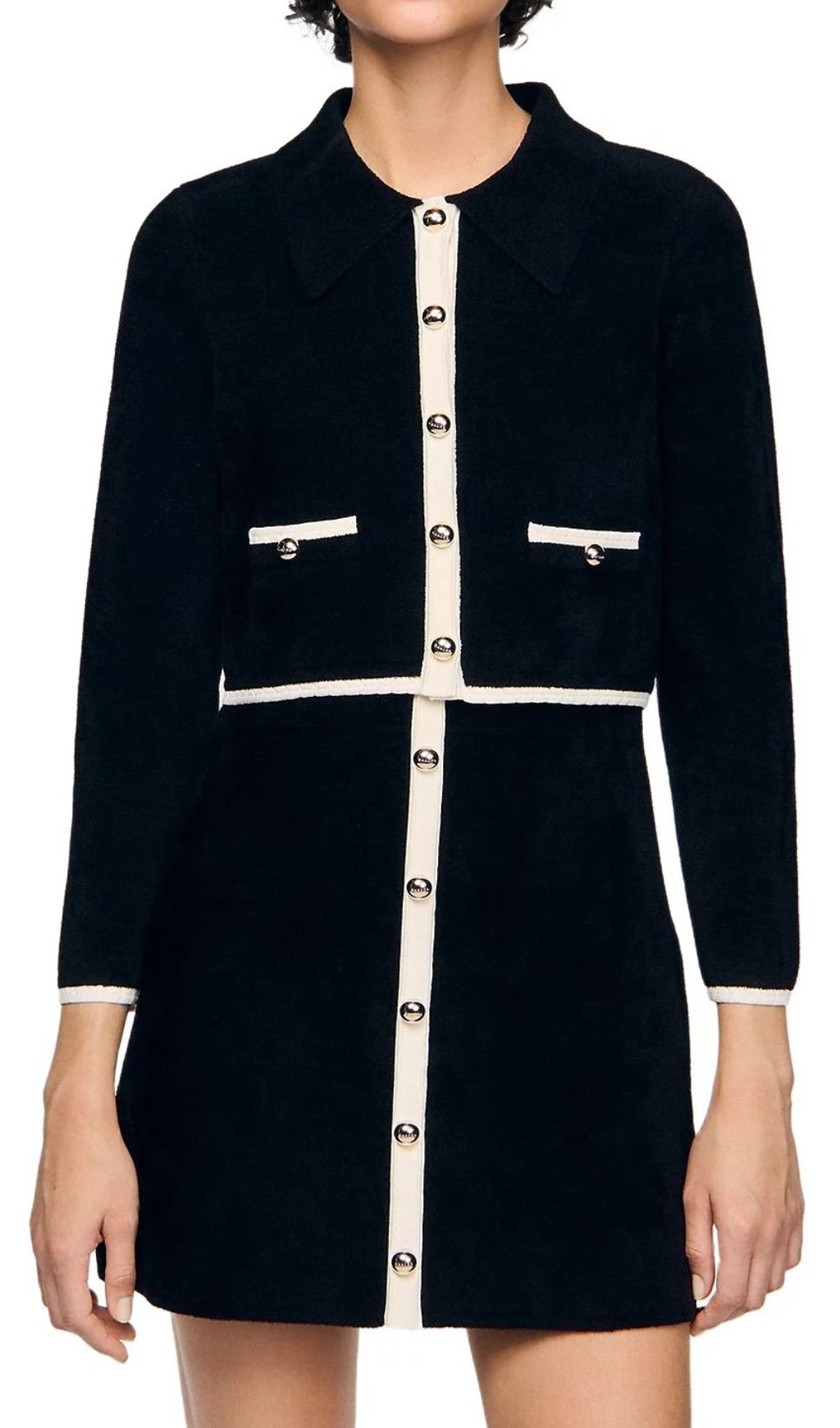Jenne Two Tone Cardigan Flowering Girl