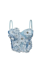 Dung Flower Crop Top Flowering Girl