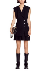 PLEATED TWEED MINI DRESS Flowering Girl