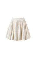CREAM KNITTED MINI SKIRT Flowering Girl