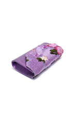 Leala Purple Flower Sequin Handbag Flowering Girl