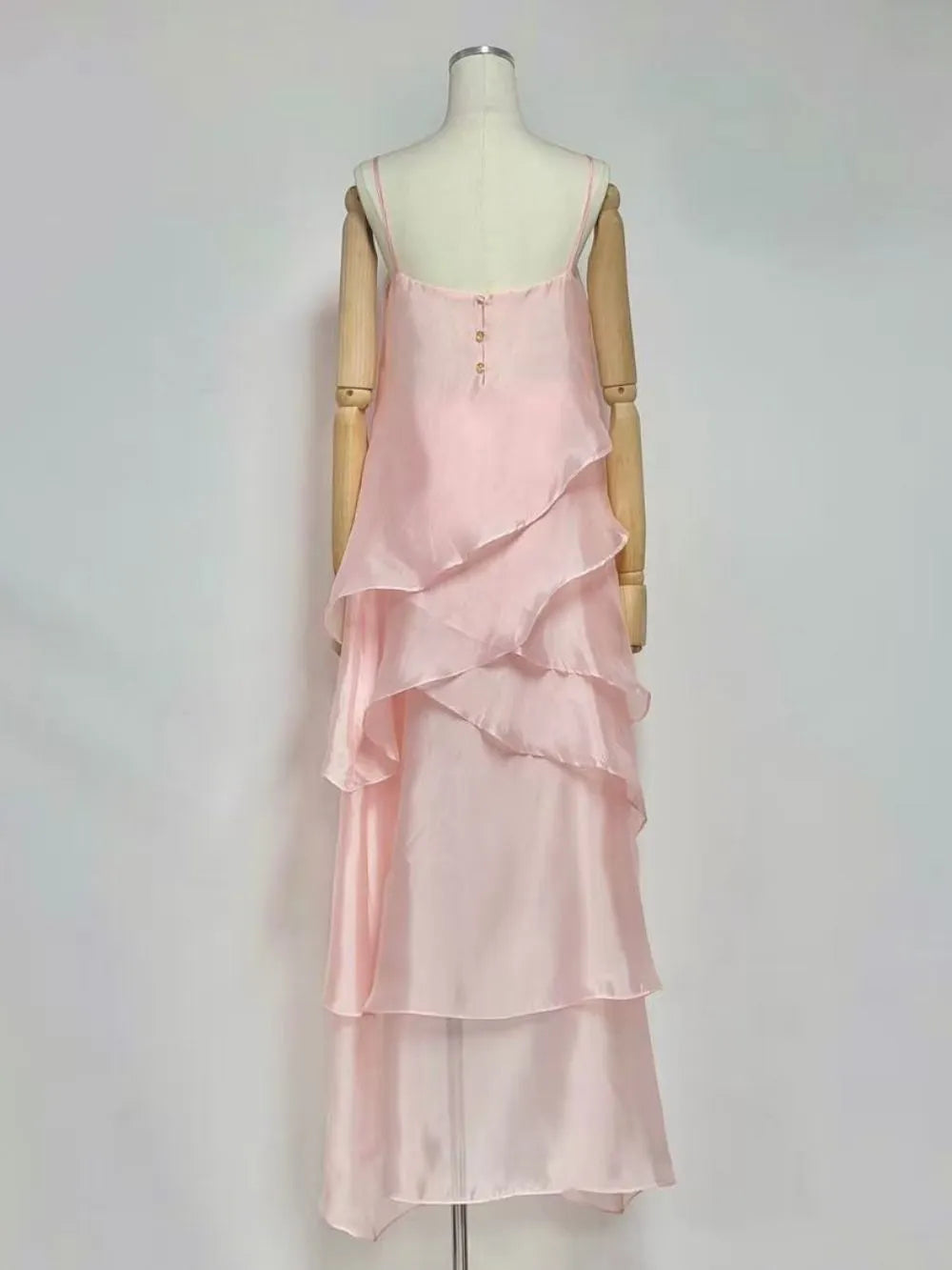 Macaria Strappy Layered Maxi Dress Flowering Girl