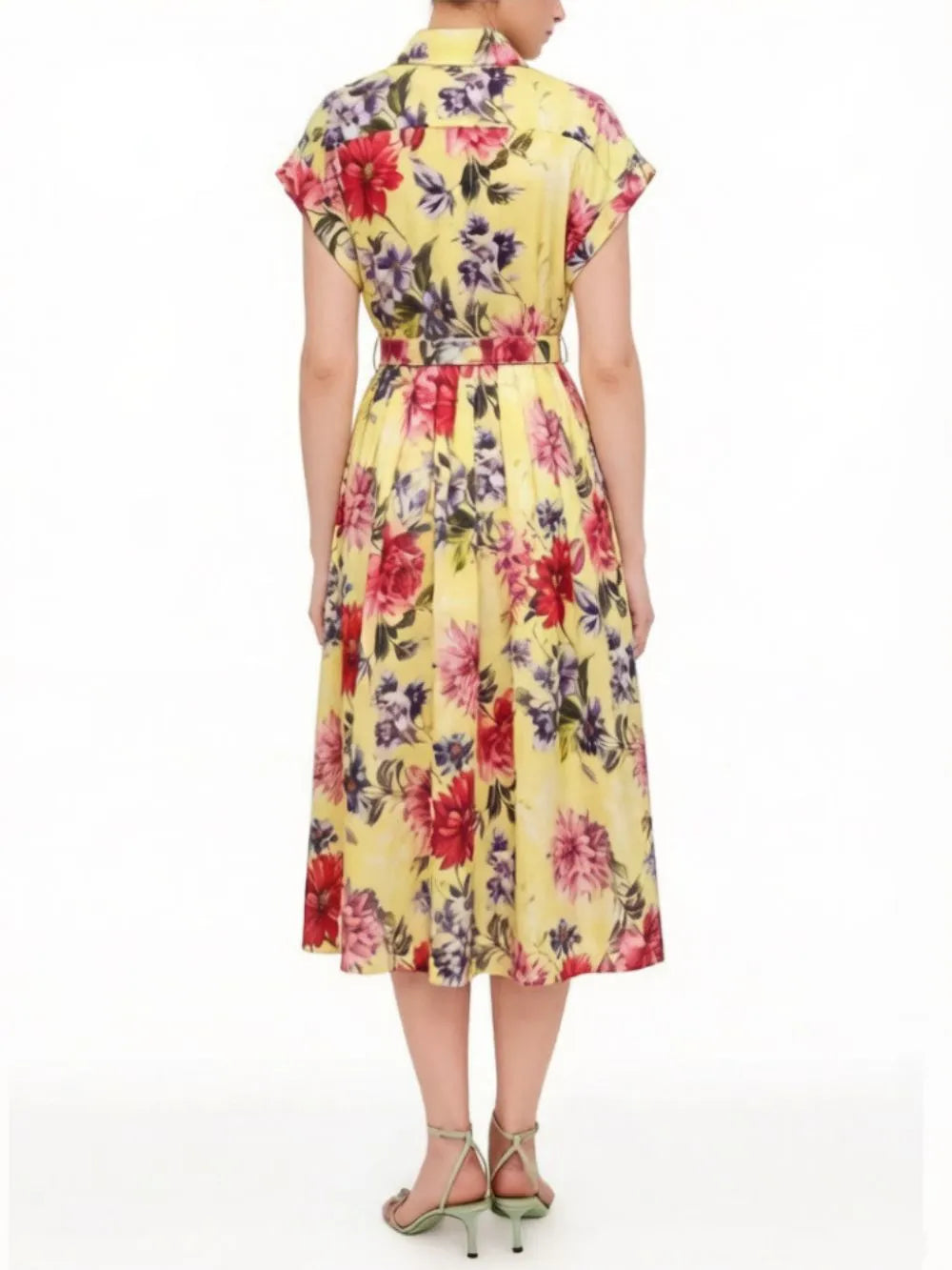 Meilani Floral Midi Dress Flowering Girl