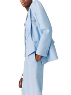 Vigalue Double Breasted Suit Jacket Flowering Girl