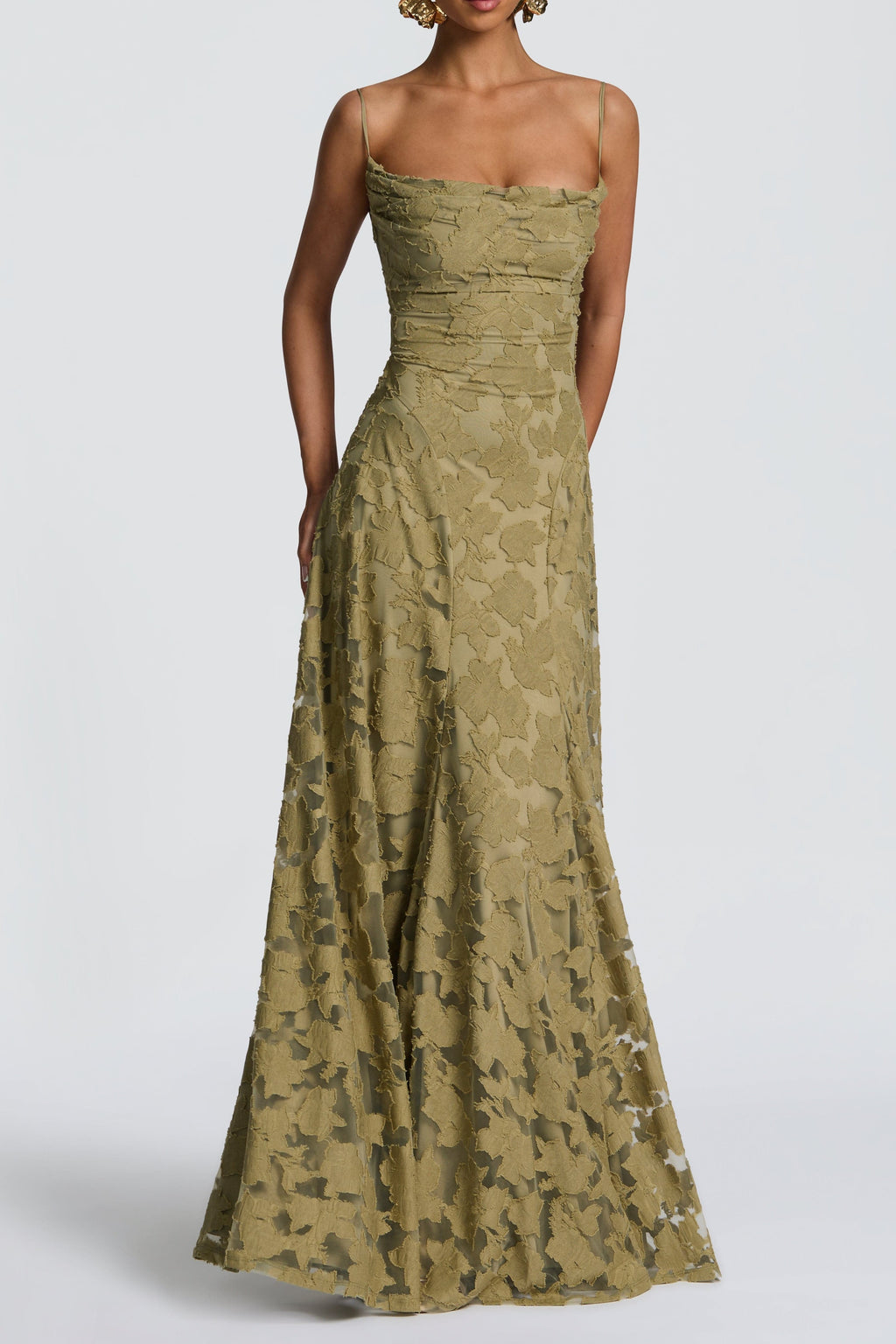 Francis Maxi Dress - Sage Flowering Girl