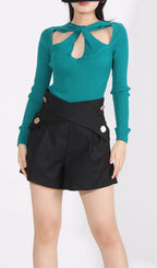 Ilana Long Sleeve Knit Top Flowering Girl