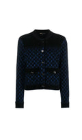 MONOGRAM-PATTERN BOMBER JACKET Flowering Girl