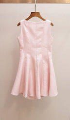 Risolena Short Flared Mini Dress Flowering Girl