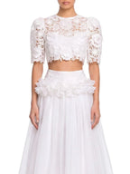 Valdrek Short Sleeve Flower Skirt Set Flowering Girl