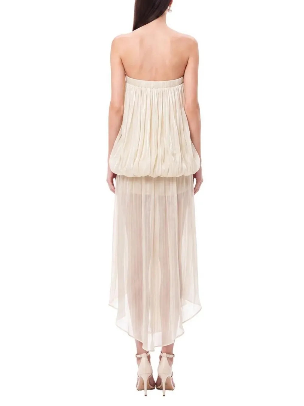 Uldric Strapless Ruched Dress Flowering Girl