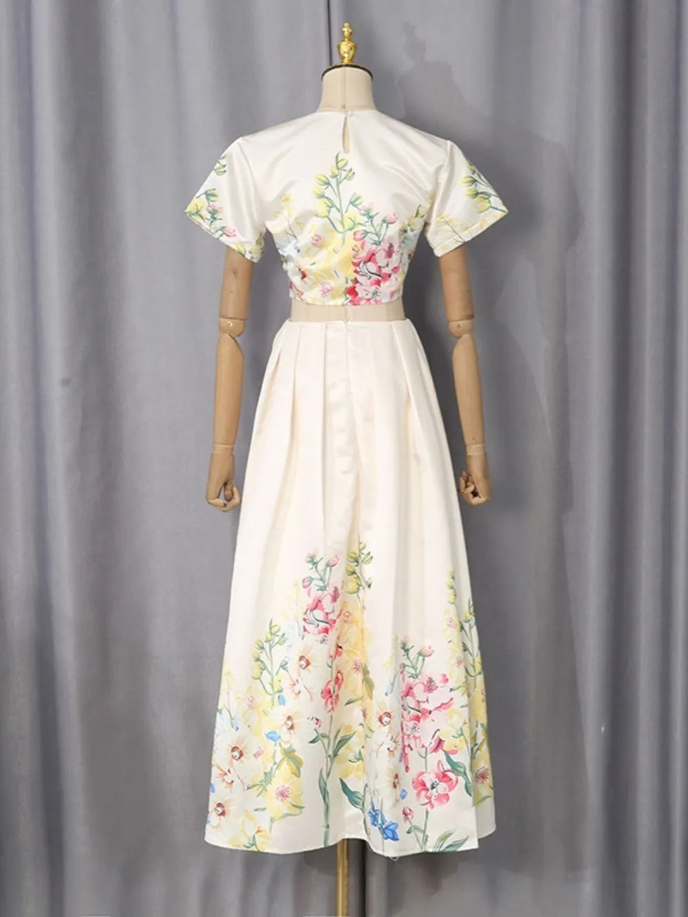 Marged Floral Two-Piece Set Flowering Girl