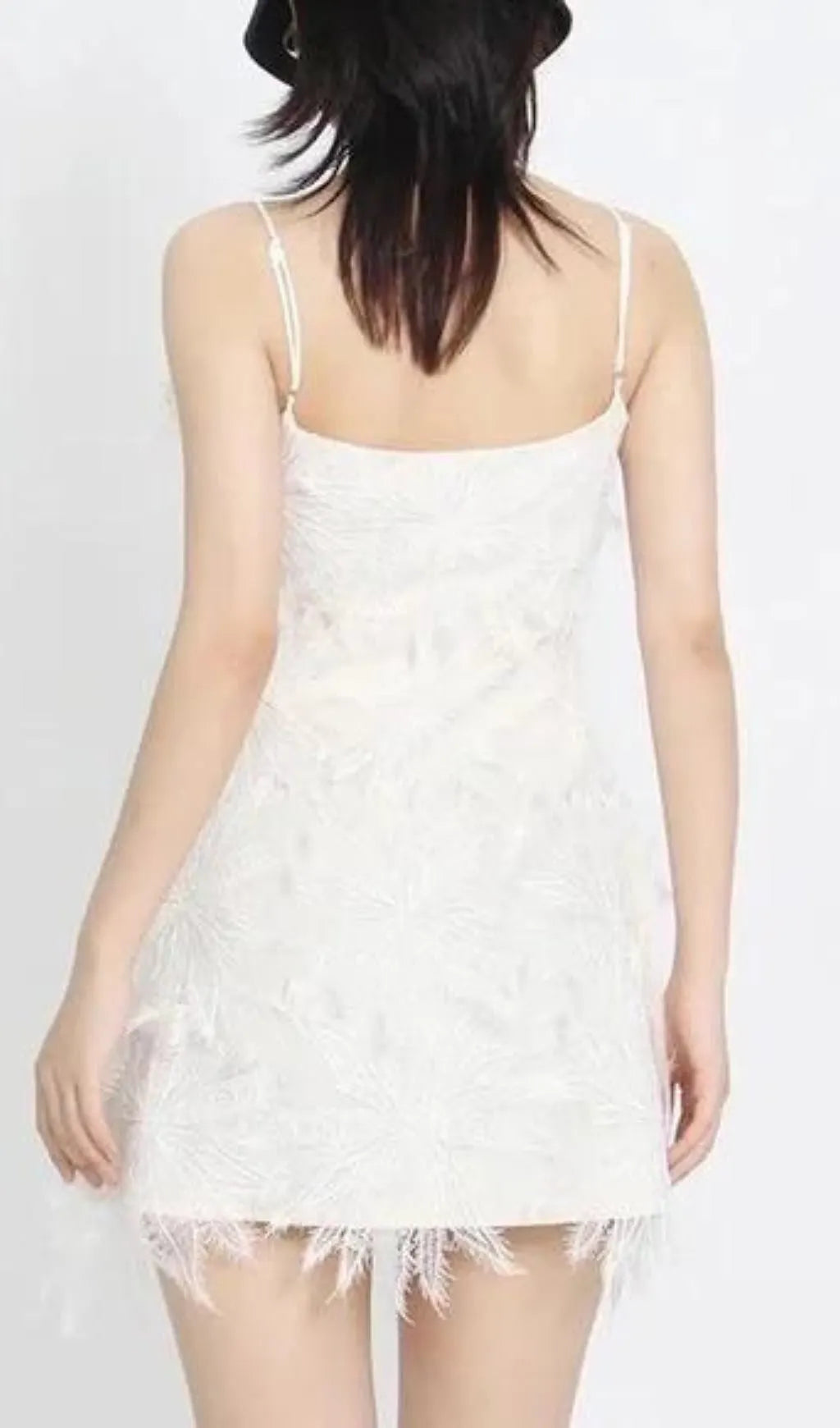 Aintza White Floral Appliqué Mesh Dress Flowering Girl