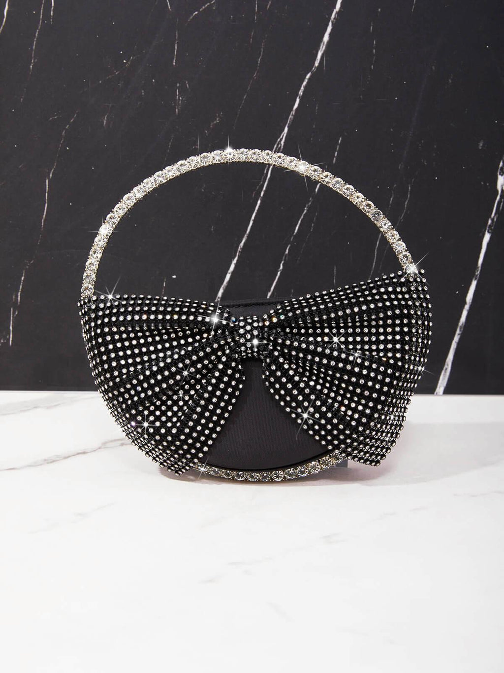 Crystal Bow Clutch Flowering Girl