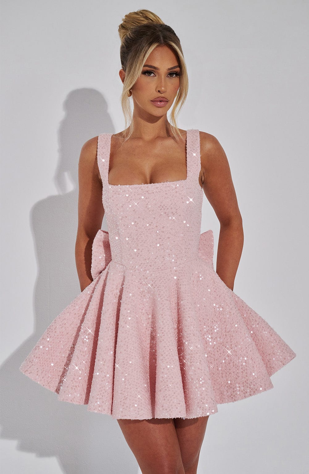 Dorothy Mini Dress - Blush Flowering Girl
