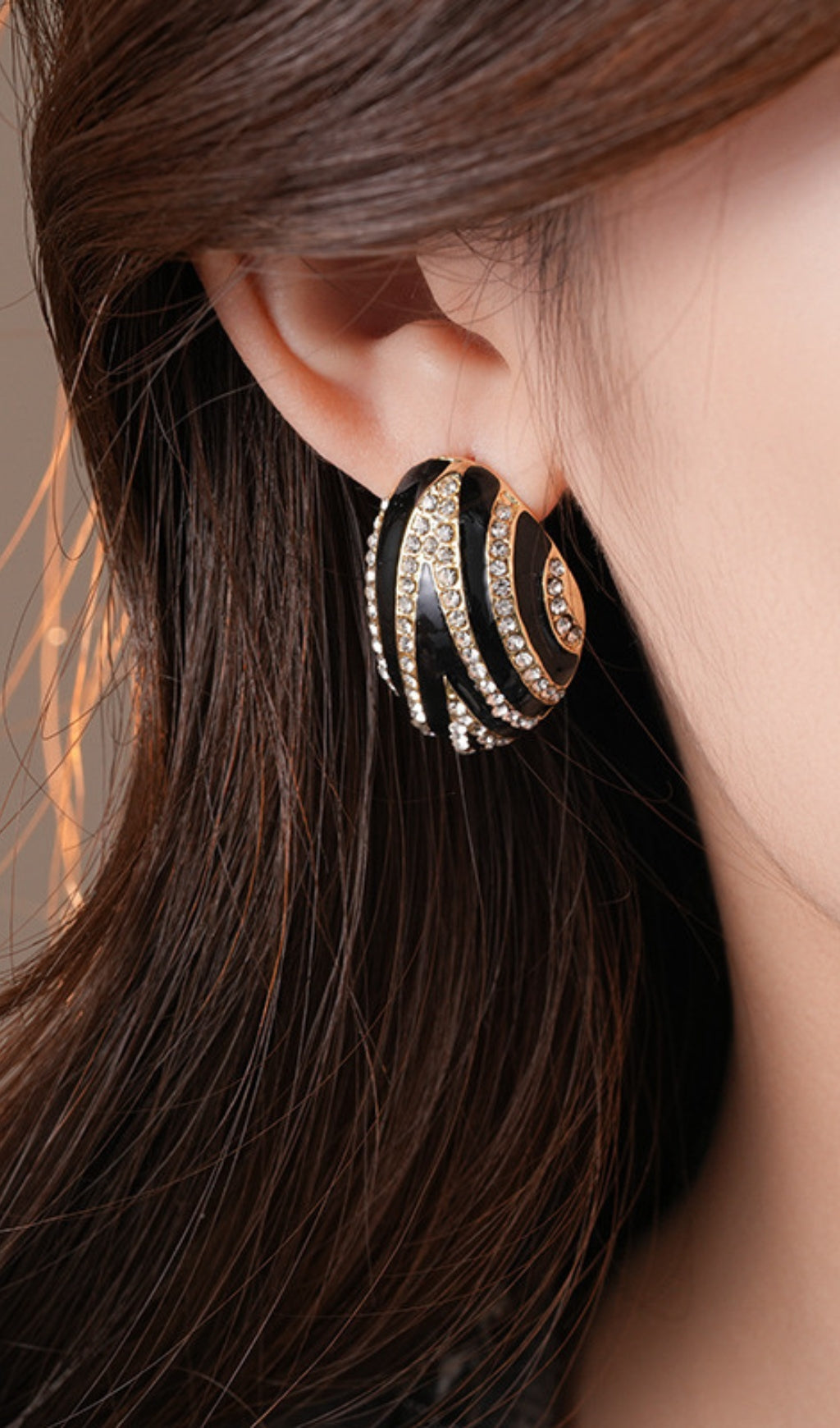 Dulal Diamante Earrings Flowering Girl