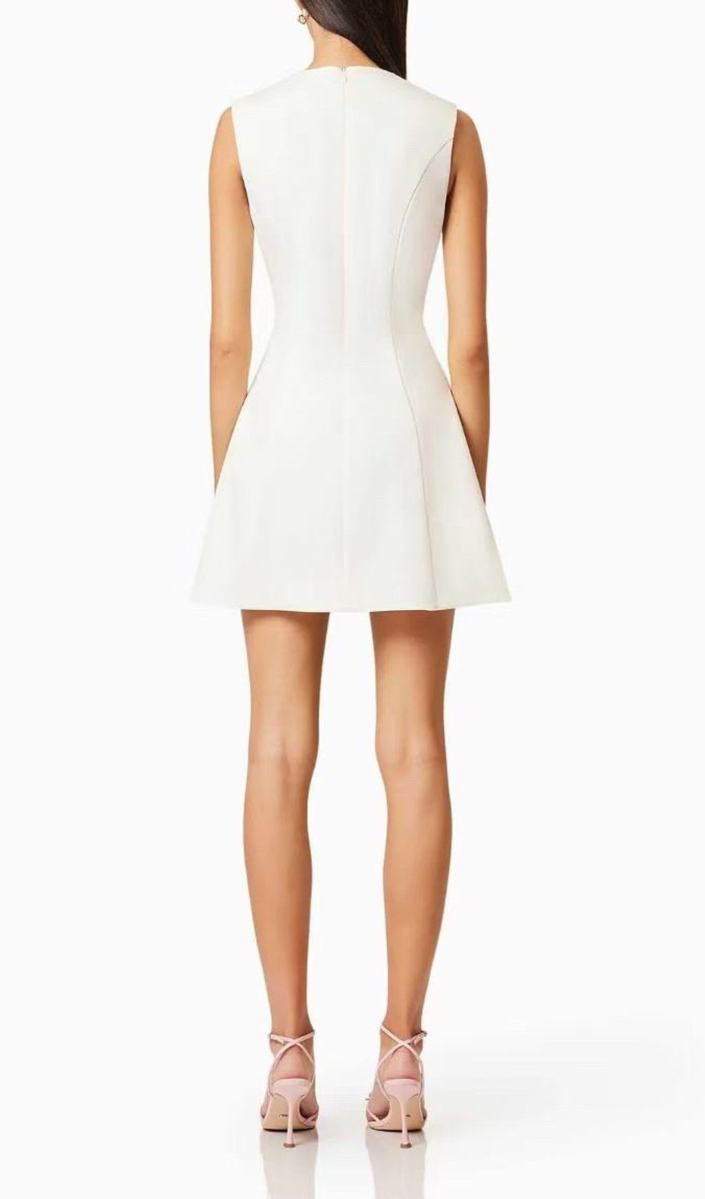Erica White Flower Mini Dress Flowering Girl