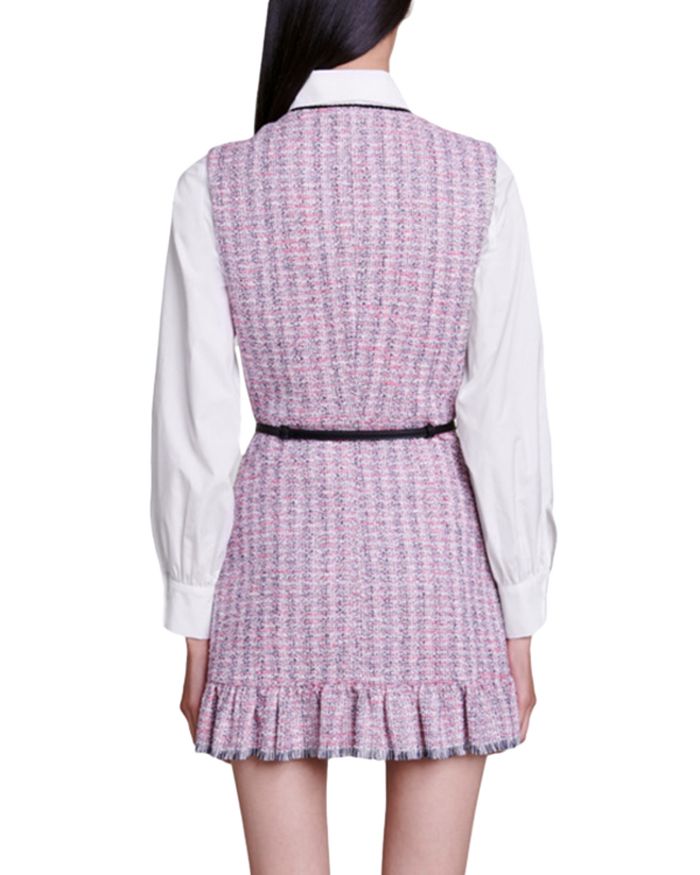 RATRI TWEED SLEEVELESS MINI DRESS Flowering Girl