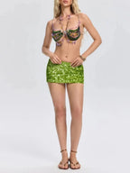 Vardena Gemstone Beaded Bralette Flowering Girl