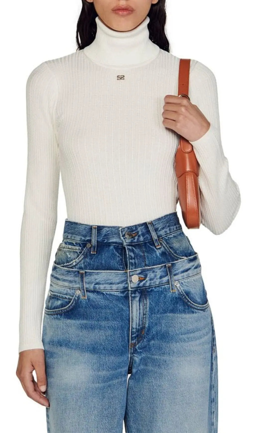 CABLE KNIT TURTLENECK SWEATER Flowering Girl