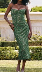 Forest Lace Midi Dress Flowering Girl