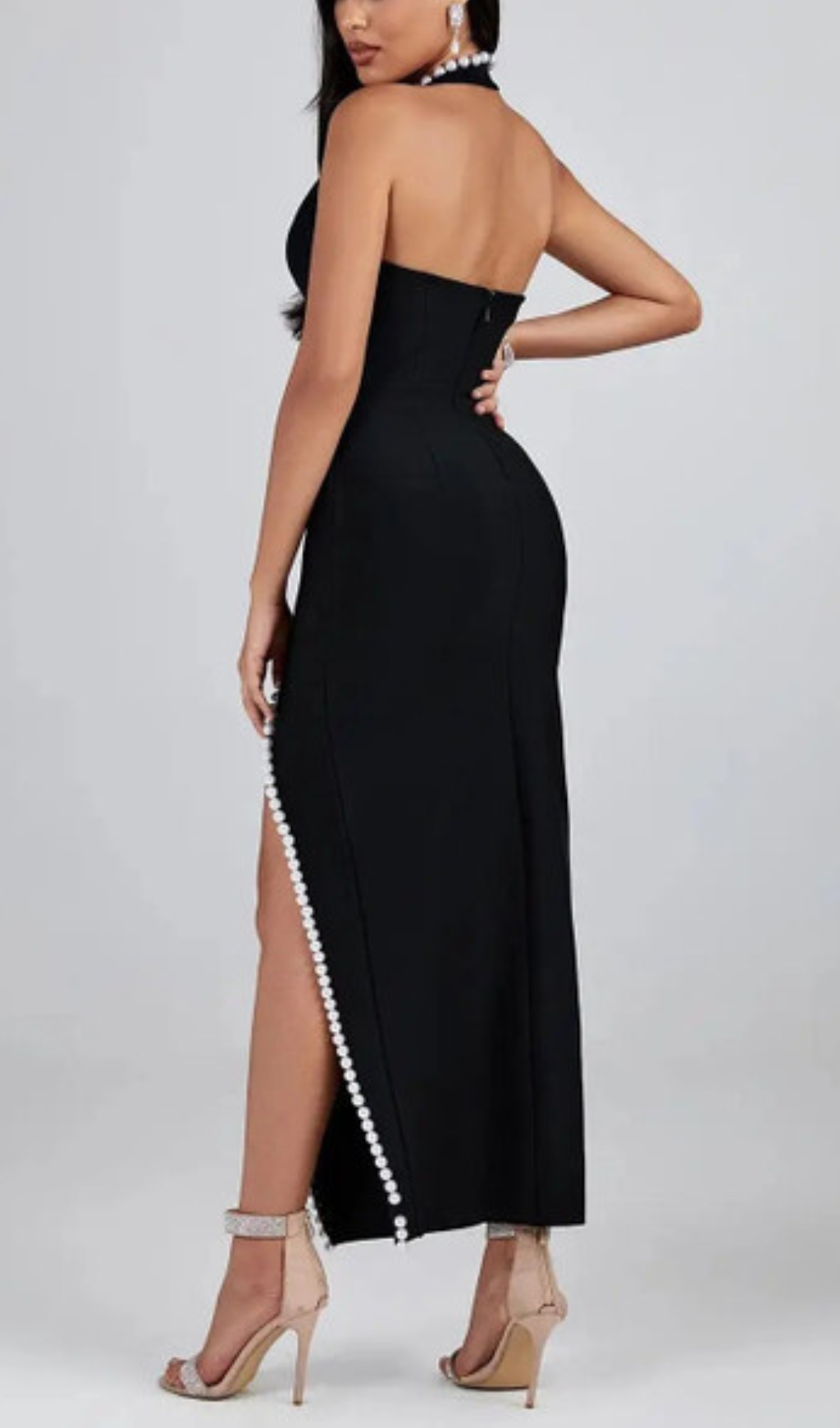 Aglaia Black Pearl Maxi Dress Flowering Girl