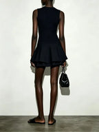 Maka Sleeveless Knit Mini Dress Flowering Girl