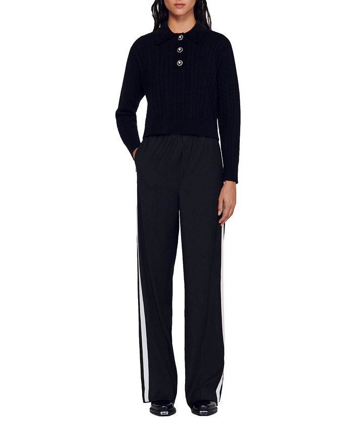 CABLE KNIT POLO NECK JUMPER Flowering Girl
