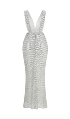 Jocelin Bow Sequin Maxi Dress Flowering Girl