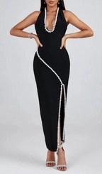 Aglaia Black Pearl Maxi Dress Flowering Girl