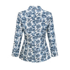 Morgane Floral-Print Jacket & Trousers Matching Set Flowering Girl