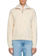 OSY RHINESTONE QUARTER ZIP SWEATER Flowering Girl