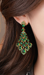 Danton Green Diamond Earrings Flowering Girl