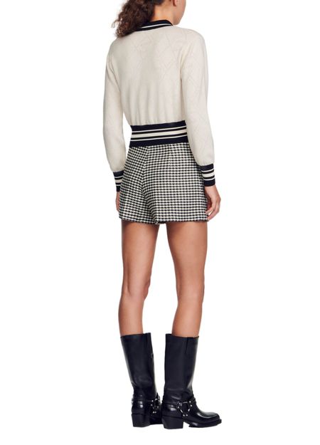JANVIER POINTELLE VARSITY CARDIGAN Flowering Girl