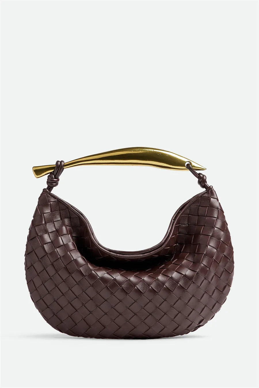 Avianna Weave Metal Handbag - Chocolate Flowering Girl