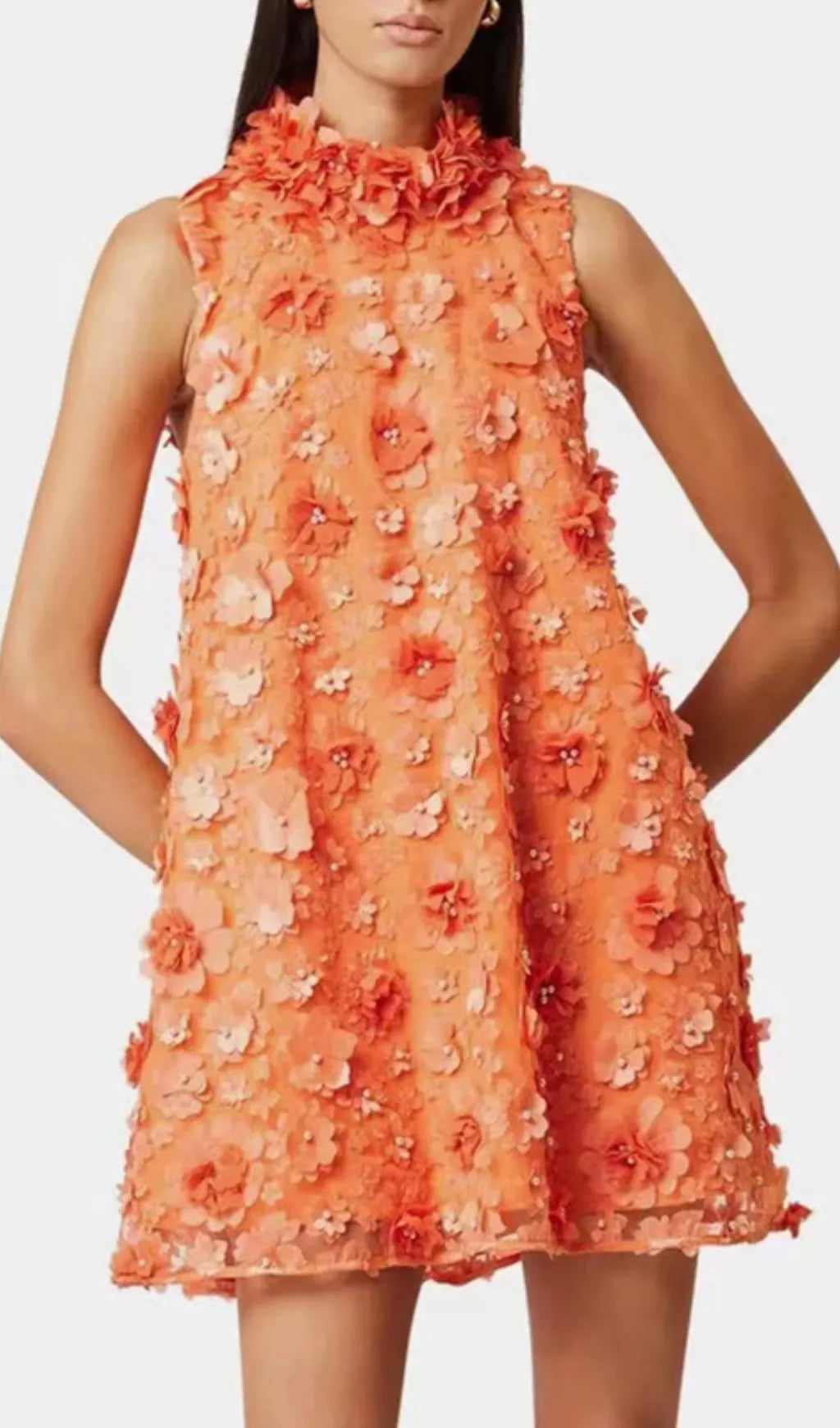 Doane Flower Sleeveless Mini Dress Flowering Girl