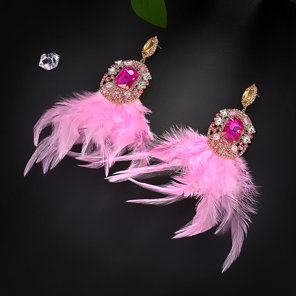 Kaelynn Pink Earrings Flowering Girl