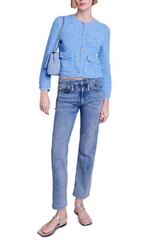 MOSCILI CARDIGAN IN BLUE Flowering Girl