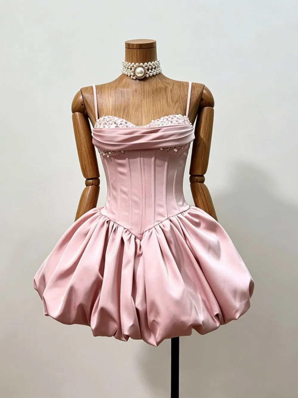 Madi Strappy Corset Mini Dress Flowering Girl