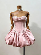Madi Strappy Corset Mini Dress Flowering Girl