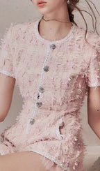 Enikö Pink Jumpsuit Flowering Girl