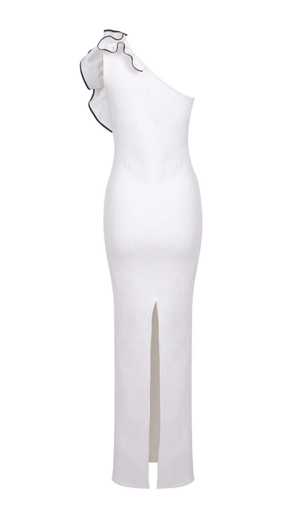 Annemarie Asymmetrical Flower Decor Dress
