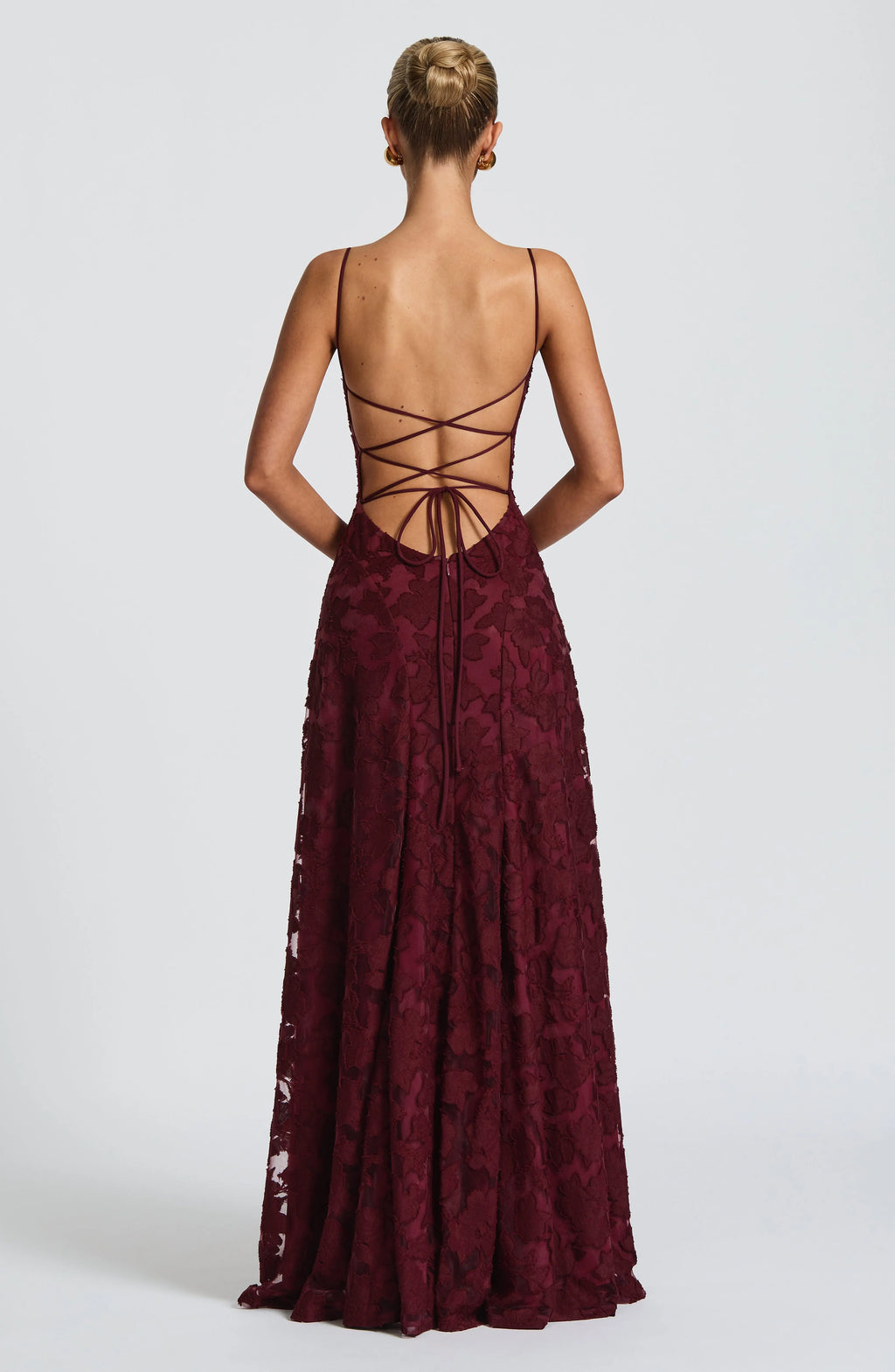 Francis Maxi Dress - Cherry Lacquer Flowering Girl