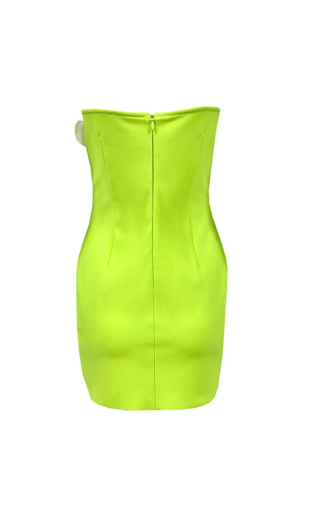 Burleigh Green Flower Mini Bandage Dress