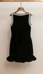 Short Beaded Dress Flowering Girl